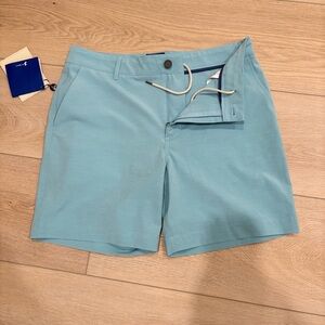 Faherty All Day NWT Shorts - Teal 7” inseam